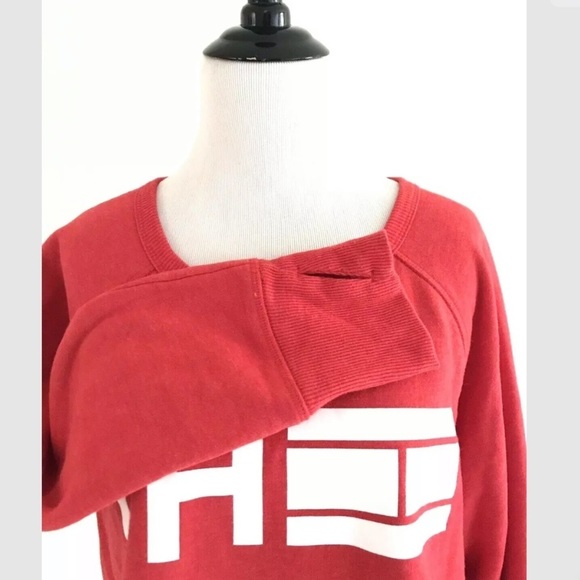 Tommy Hilfiger | Sport Womens Red Logo Sweater - Picture 10 of 12